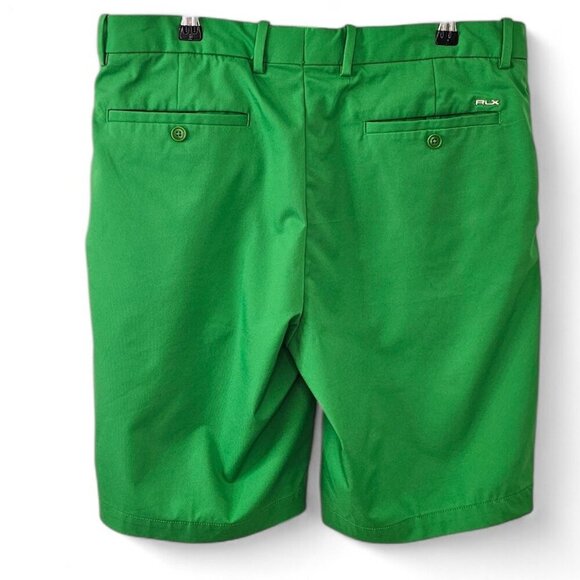 Ralph Lauren RLX Mens Golf Shorts, Green, Performance, 10", Size 34 - Picture 2 of 8